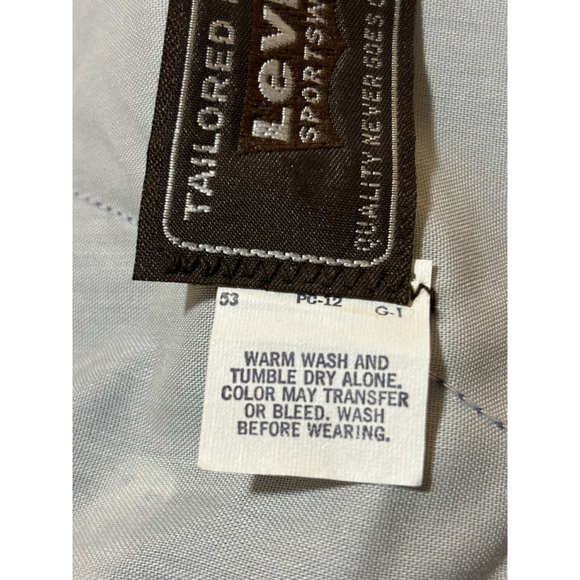 NEW NOS 70s Retro Levi’s Action Casual Mens Vintage NWT 38x32 Dark Blue Jeans - Picture 10 of 11